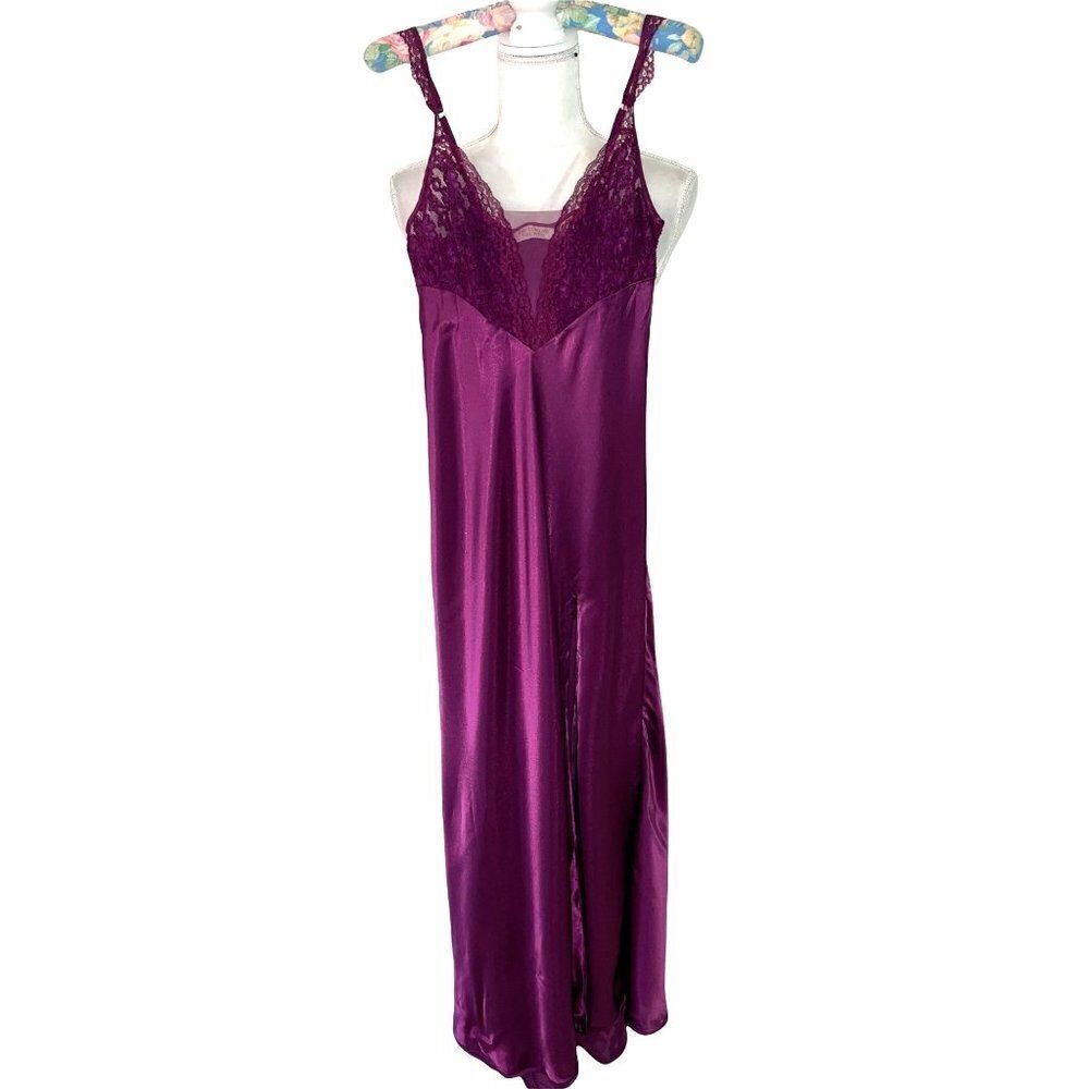 Victoria’s Secret Slip Nightgown Womens Size Small S Vintage Gold Label Satiny